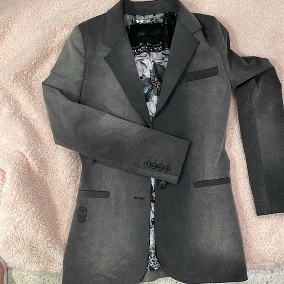 Philipp Plein Designer Skull Stud Blazer - Picture 11 of 11